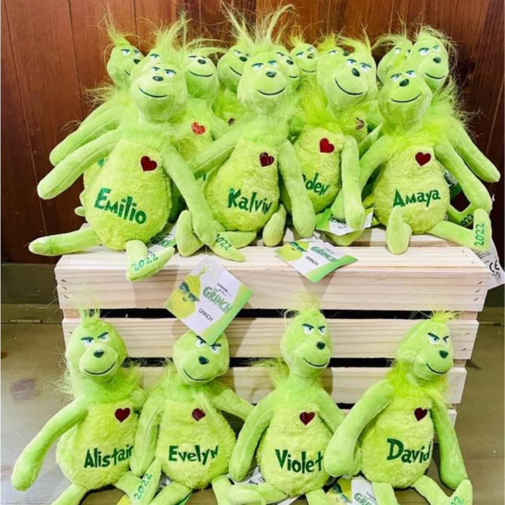 Personalized Grinch doll